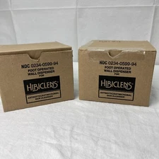 Lot of 2 Hibiclens Foot Operated Wall Dispenser