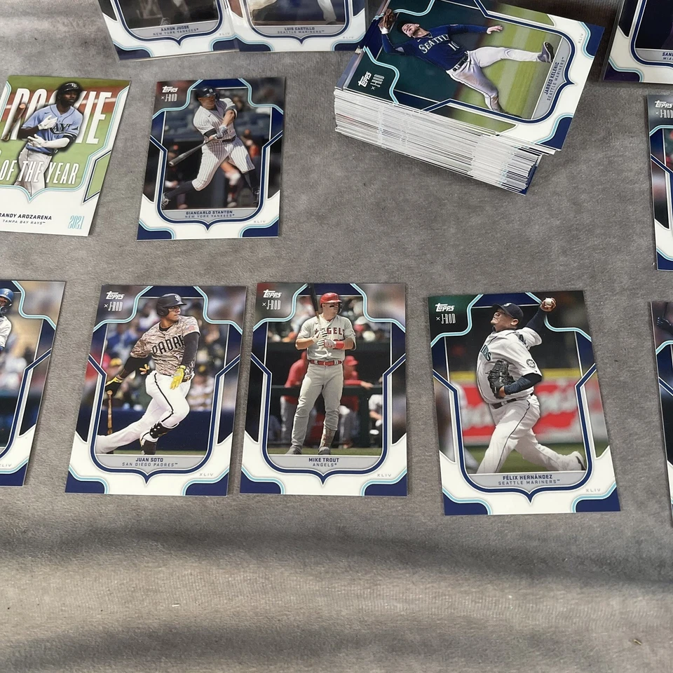 2023 Topps-X Jrod 批量 96 张卡;RC、插入、明星名人堂颜色! Ichiro Soto 银色 — 第 3/4 张图片