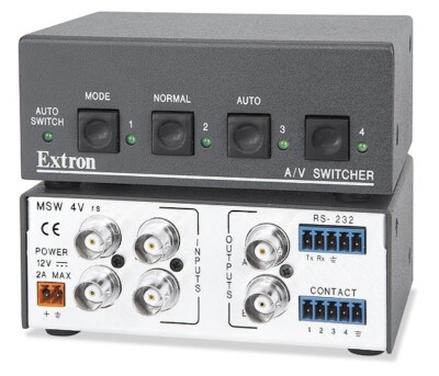 Extron MSW 4V RS Four Input Composite Video Switcher