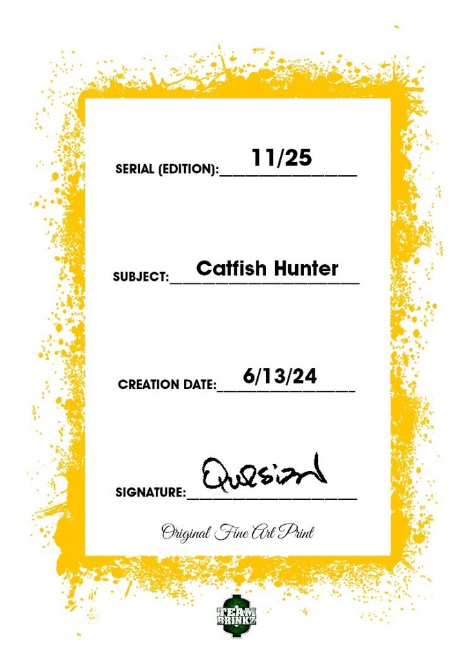 Catfish Hunter New York Yankees Baseball 11/25 ACEO Fine Art Print ByQ