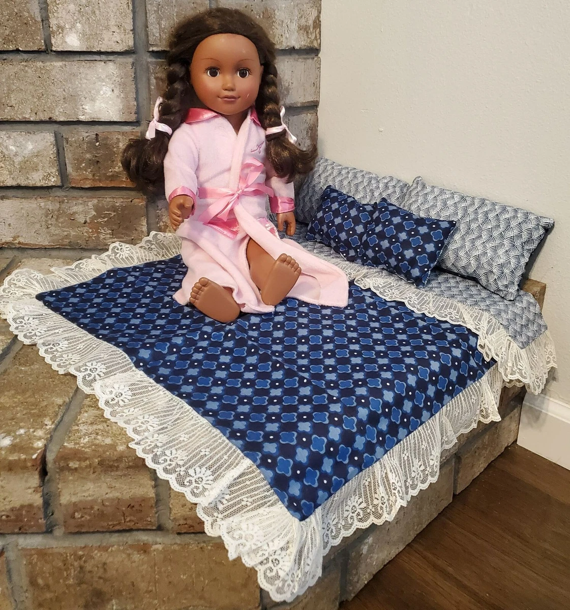 18 doll top bedding set
