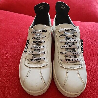 Size 7 CHANEL Coco Mark White sale | eBay