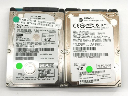 2x HGST Travelstar | 250 GB | 2,5" | SATA | HDD Festplatte ►mit Rechnung