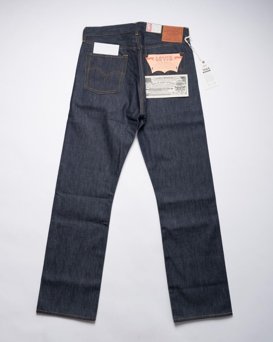 LVC Levi's Vintage Clothing Big E 1944 S501XX Raw Selvedge Denim
