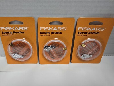 Fiskars Assorted Sewing Needle Set 30/Pkg. 3pk