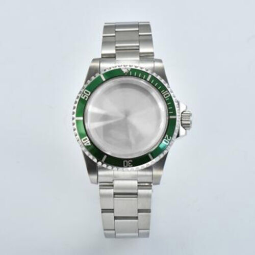Estuche de reloj retro de acero inoxidable 39,5 mm + correa para movimiento NH35/36 - Imagen 19 de 27
