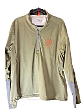 Ralph Lauren RLX Golf Jacket Trump National Colts Neck Men's Large Green Orange