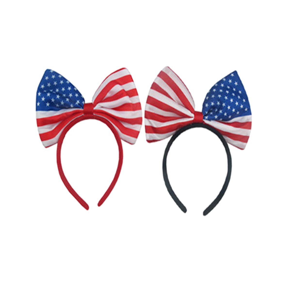 3 pcs Adult Kid American Flag Headband Big Bow 4th of July  display picture 1