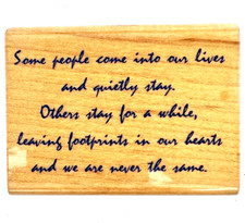 Vintage Inkadinkado Some People Come Into Our Rubber Stamp 5507N