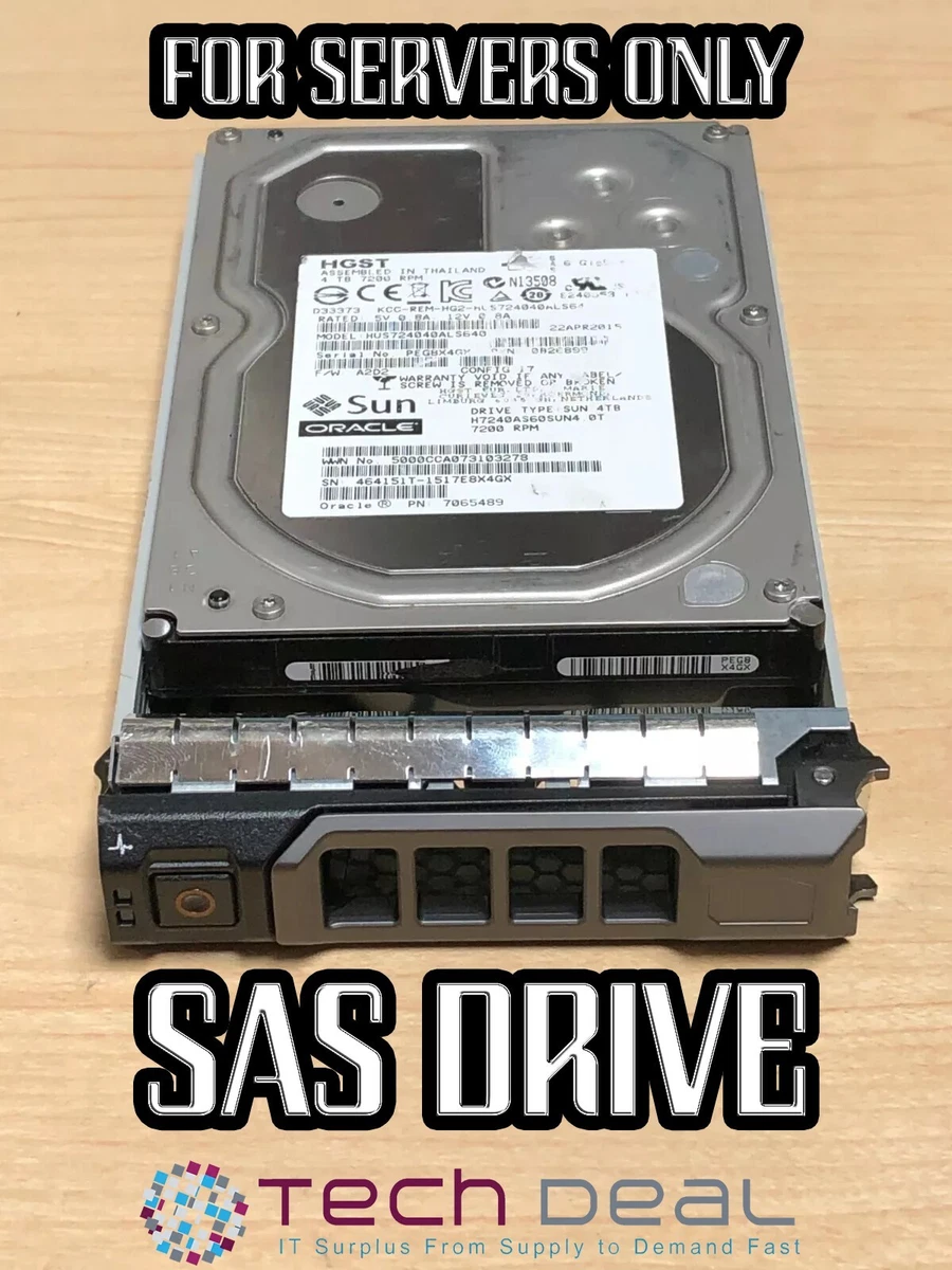 Dell 3.5 Inch SATA 4TB Internal Hard Disk Drives for sale | eBay