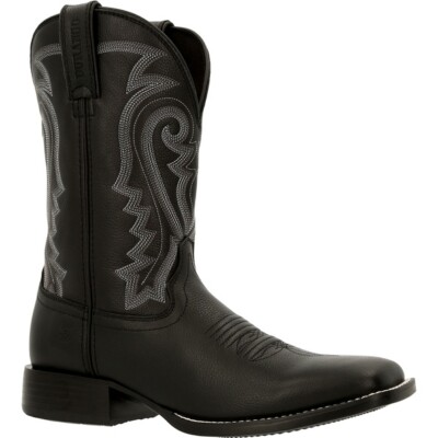Durango Black Western Boots With Contrast Stitching Mens 8D Durango® Shyloh Black Western Boot – Durango Boots main image 3