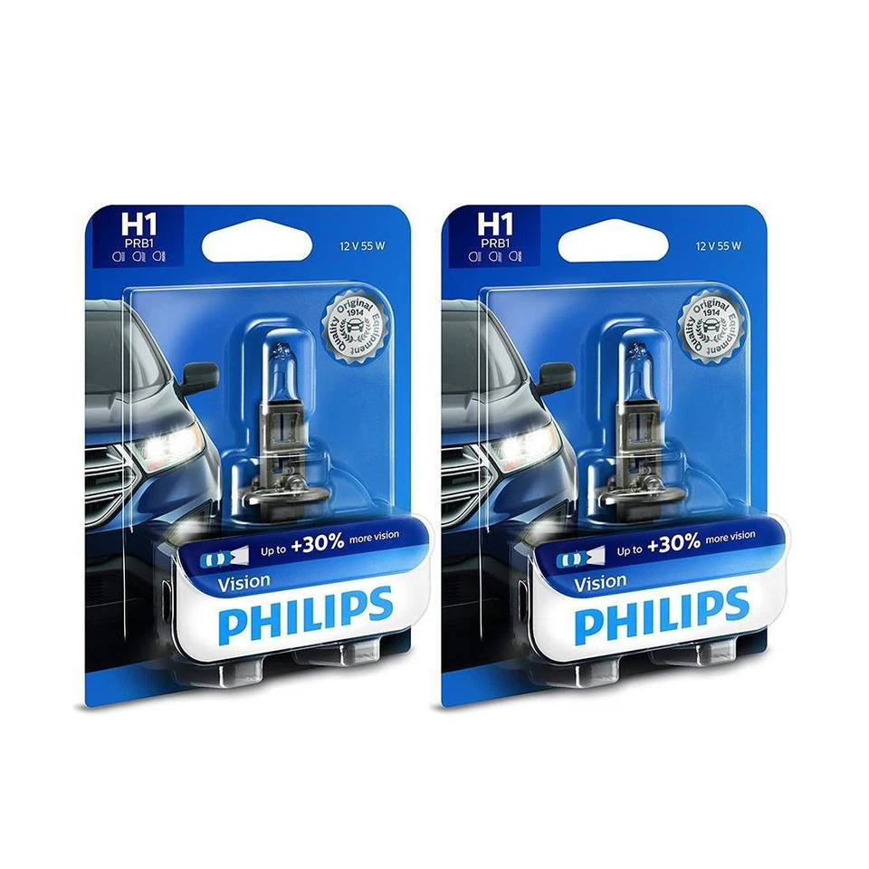 H1 Philips 55W 2x Bombilla de faro haz alto/bajo para Acura RSX PA 2002-2004 Foto 2 de 2