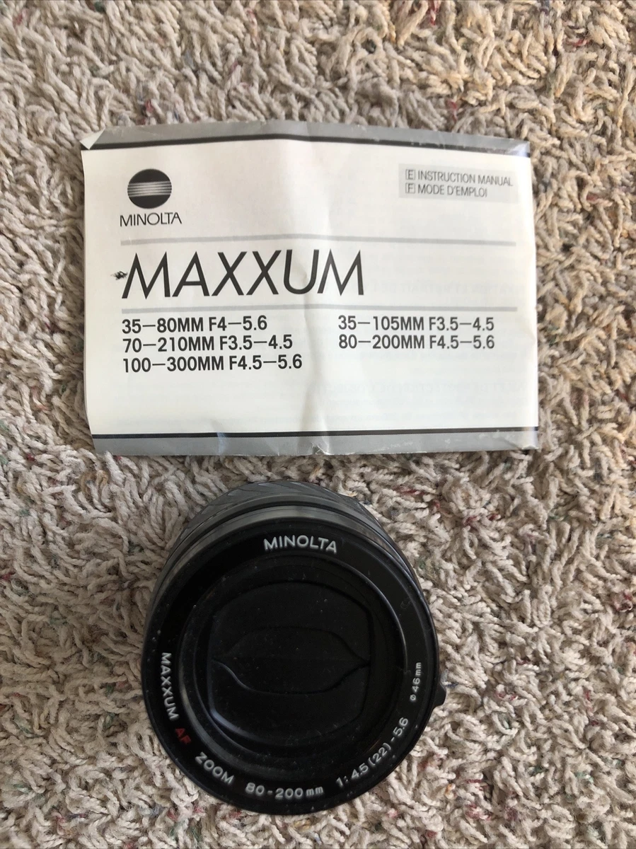 Minolta 80-200mm f/4.5-5.6 Camera Lenses for sale | eBay