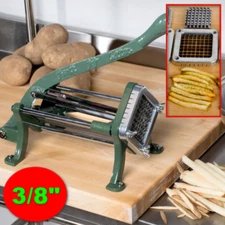 3/8" French Fry Potato Cutter, Commercial, Countertop, Slicer, Heavy Duty NEW