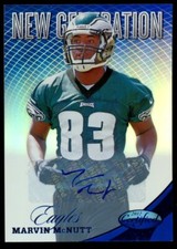 Marvin McNutt #290 signed auto 2012 Panini New Generation Football Card 48/49