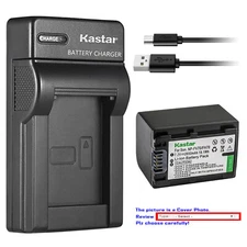 Kastar Battery Slim Charger for Sony Genuine NP-FH70 NP-FH50 NP-FH40 NP-FH30