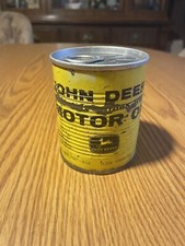 John Deere Lawn and Garden Tractor Motor Oil Can 4 Legged Deere Vintage EMPTY