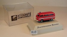 Brekina 1/87 VW Bus T2 Feuerwehrmuseum Hannover Interschutz Werbemodel OVP #8410