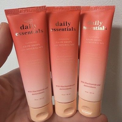 3 X Daily Essentials Invisible Face Moisturizer Mineral SPF 50+ Squalane 1oz