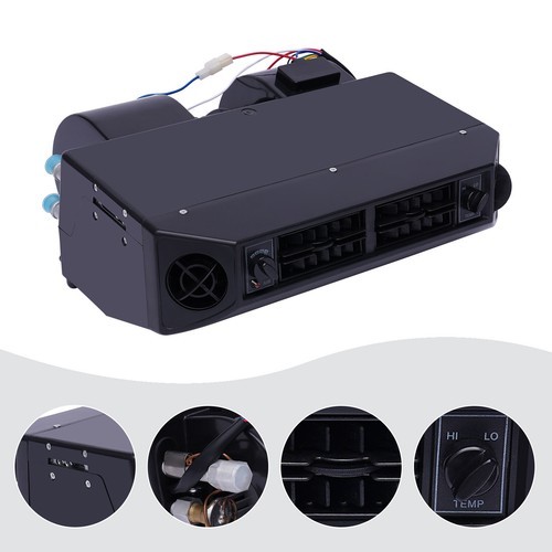12V Universal Car Under Dash A/C Evaporator Kit Heat & Cool 3 Speed Air Flow USA - Foto 18 di 22