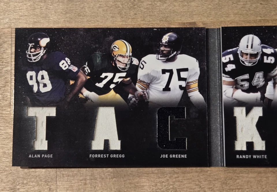 2011/2012 Playbook Material #11 Six Jersey Swatches, Greene, Sapp, Page, Olsen + - Image 3 of 4