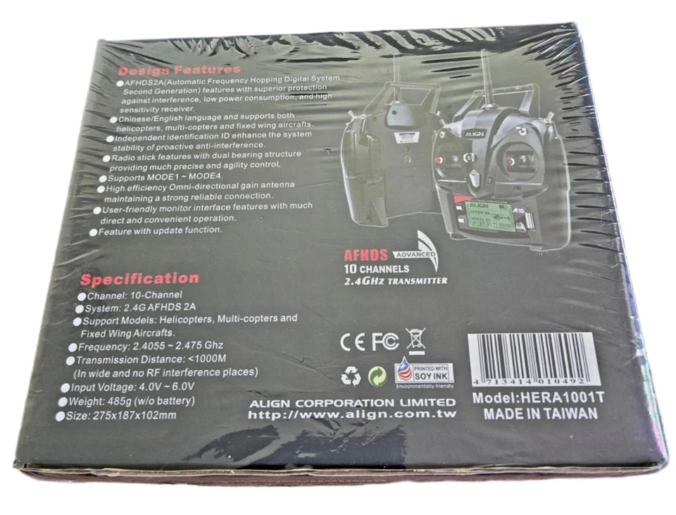  Align A 10 Transmitter RC Planes, Helicopters Etc.***FACTORY SEALED BRAND NEW** - Image 2 of 4