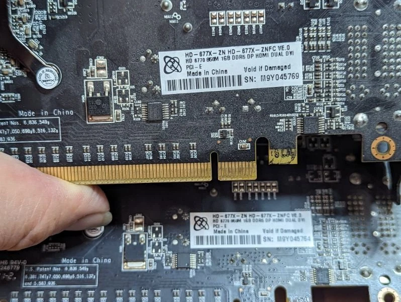 2X FX AMD Radeon HD 6770 (HD-677X-ZNFC) 1 GB GDDR5 SDRAM PCI Express Used - Image 4 of 4