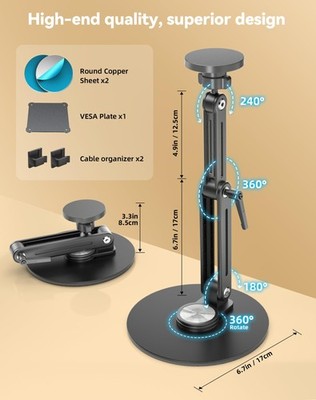 Magnetische draagbare monitorstandaard van 15,6 inch - 16 inch
