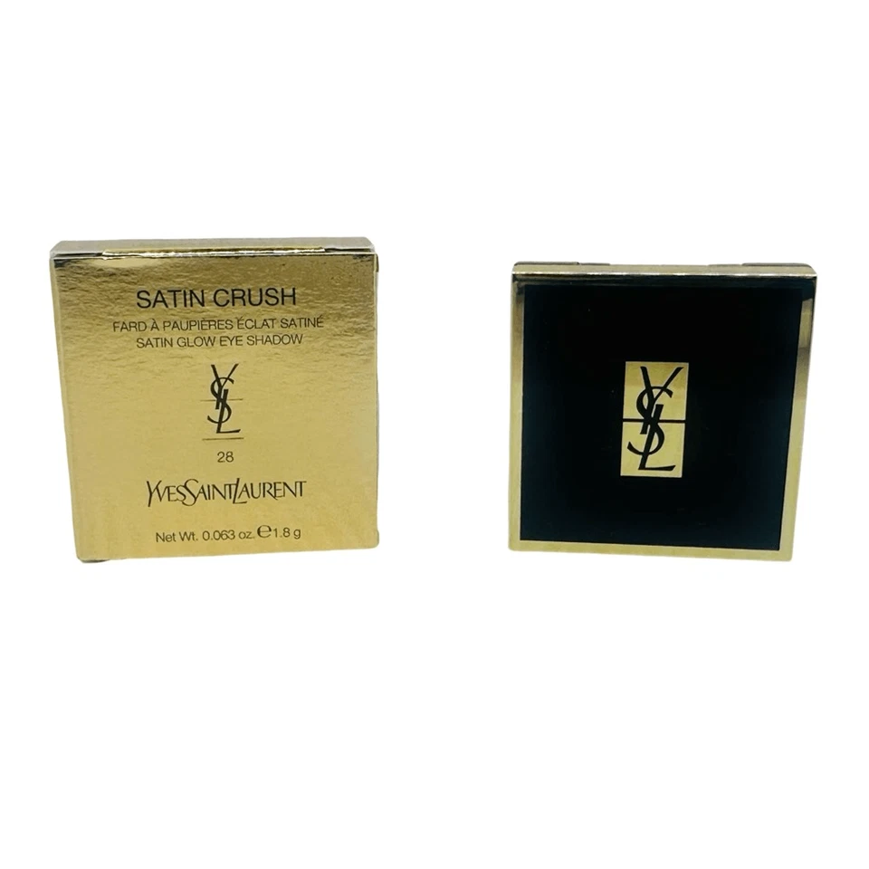 YSL Yves Saint Laurent Satin Crush Mono Eyeshadow 28 Unconforming Taupe Metallic - Image 4 of 4