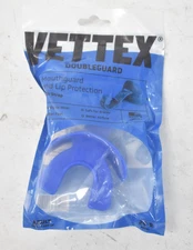 Vettex Doubleguard Mouthguard & Lip Protection Football Lacrosse MMA Blue