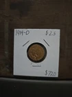 1914-D $2.50 Indian Head Gold Quarter