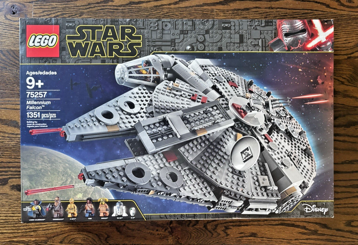 Lego 75257 Millennium Falcon Star Wars Ship Disney Set Retired NEW