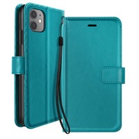 Mayaxess,,Kartenetui Iphone 11,Standfunktion Und Handschlaufe,TüRkis