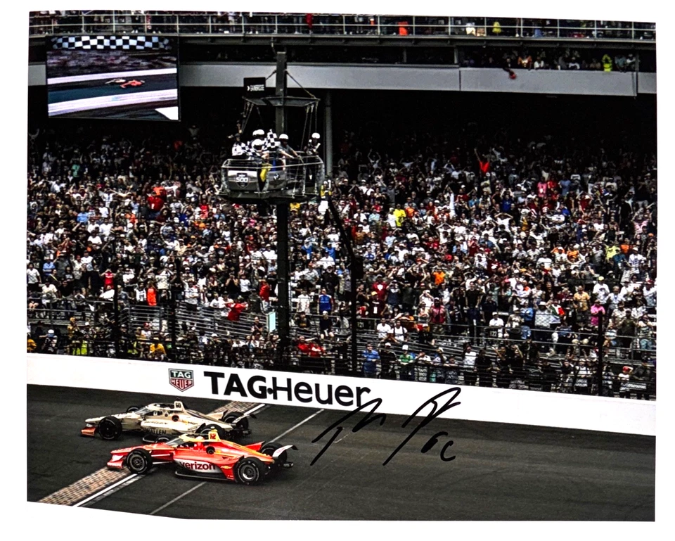 FELIX ROSENQVIST SIGNED 8X10 PHOTO INDY 500 110TH 2026 WINNER INDIANAPOLIS - Image 1 of 1