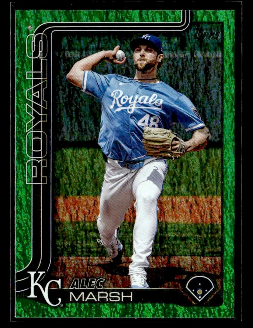 2025 Topps - Green Holo Foil - #607 Alec Marsh - #/99
