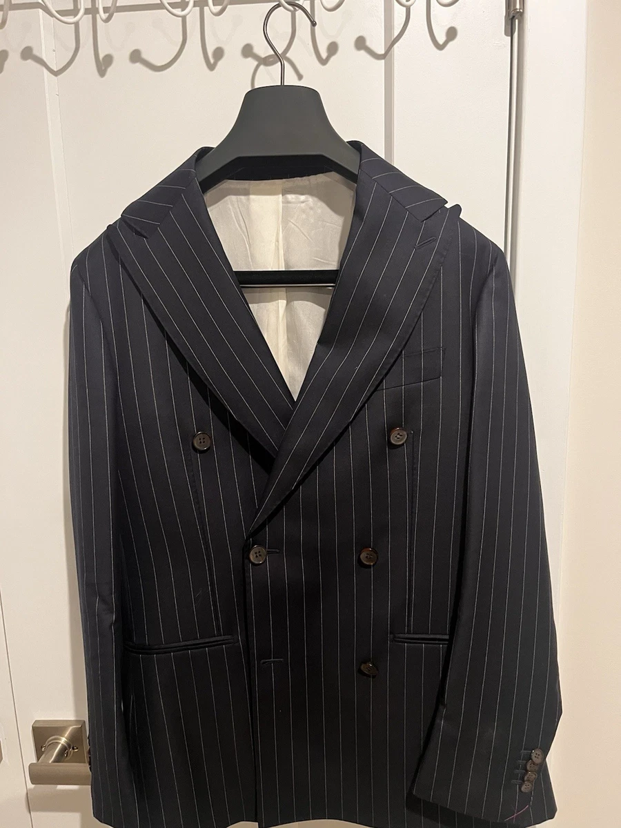 25+ Blue Double-Breasted Striped Suits & Blazers for Men for sale