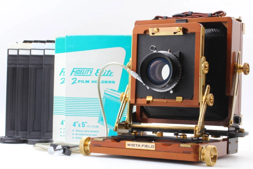 🌸Rare [N MINT] Wista Field 45DX Ebony 4x5 Film Camera Fujinon W 150mm F5.6 JP - Image 2 of 4