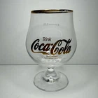 Trink Coca-Cola German Glass - Shutzmarke Koffeinhaltige Limonade Gold Letter