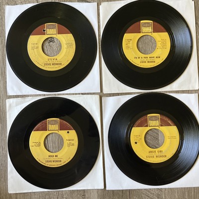 STEVIE WONDER Funk / Soul TAMLA 45rpm Records Vintage 60's Classics
