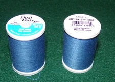 Dual Duty All Purpose Polyester Thread, 250 yards, Blue Jay (4560)