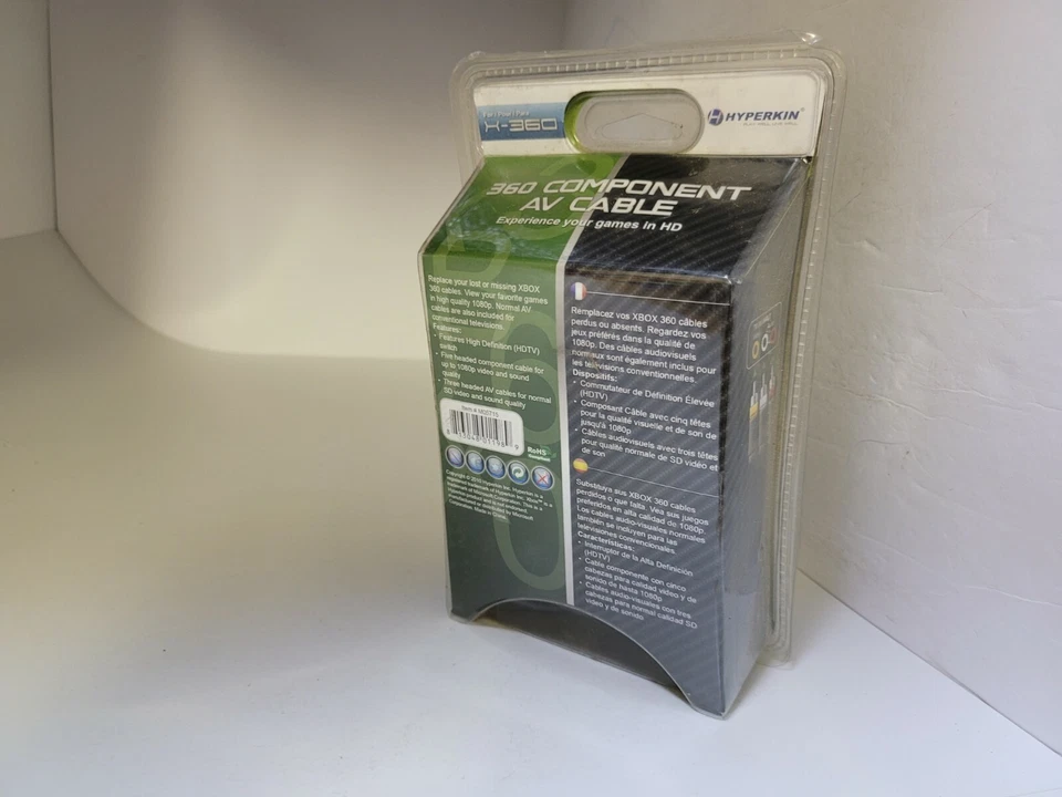 NEW HYPERKIN HD High Definition Component AV cable for Microsoft XBOX 360 #27B - Image 2 of 4