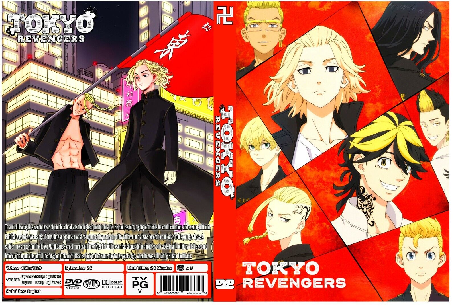 Imagem promocional da série anime de Tokyo Revengers