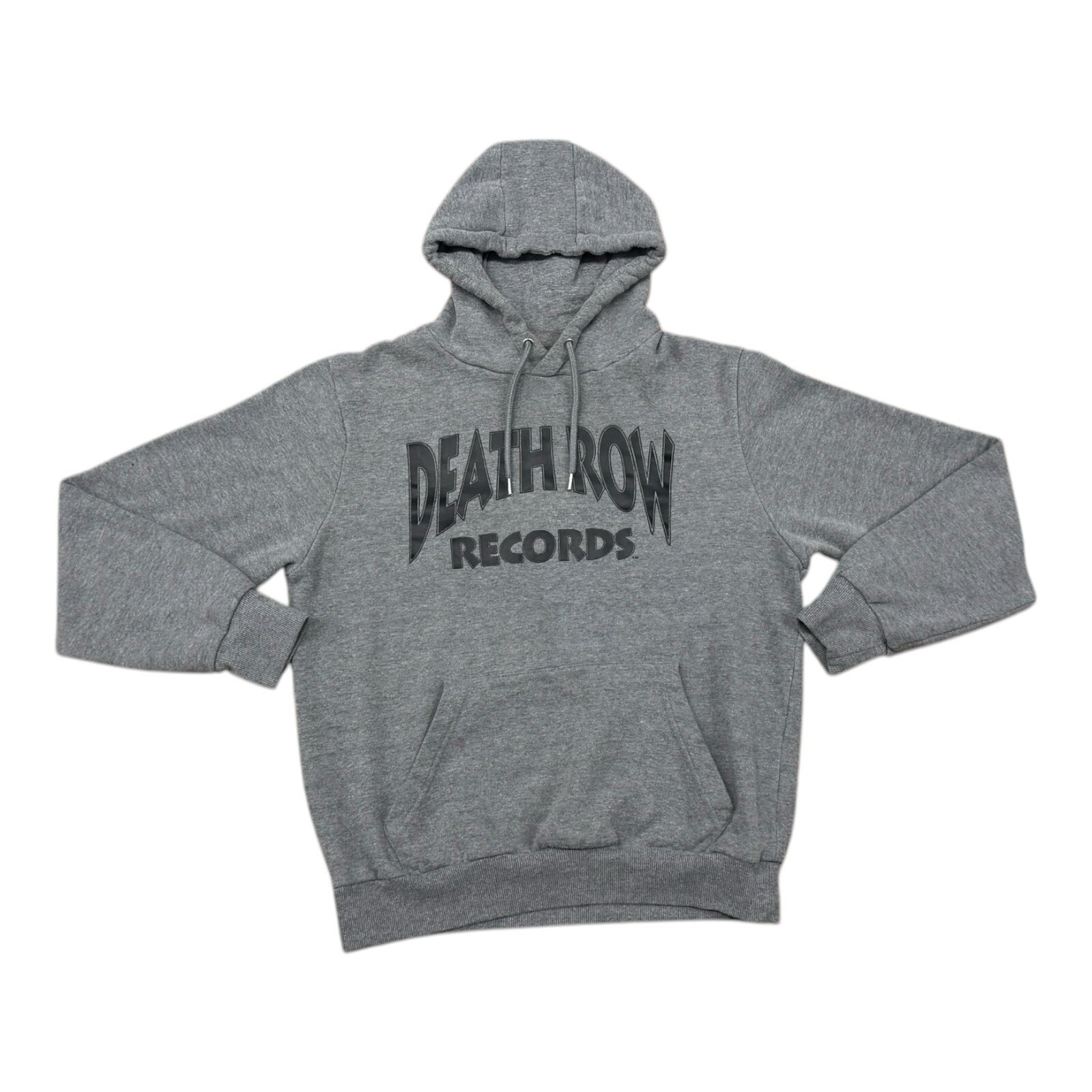 FILA Felpa con cappuccio Death Row Records uomo taglia media grigia hip hop streetwear