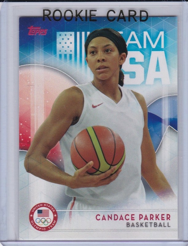 CANDACE PARKER ROOKIE CARD Basketball TEAM USA RC Tennessee Volunteers WNBA ACES