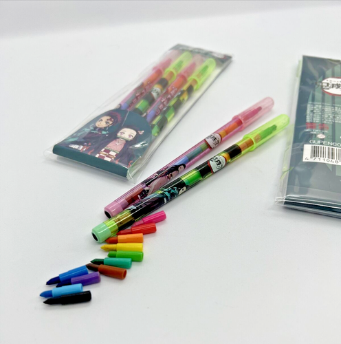 Demon Slayer Colour Pencil Set Tanjiro & Nezuko Kamdo Kimetsu no Yaiba - Picture 6 of 6