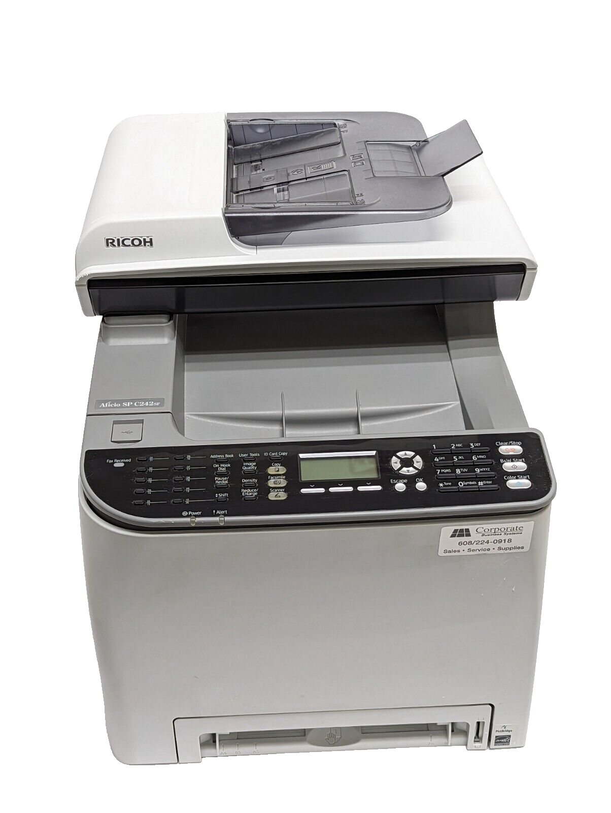 Ricoh Aficio SP C242SF Network Color AllinOne Laser Printer 87K