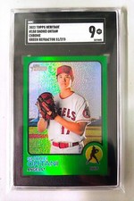 2022 Topps Heritage - Shohei Ohtani #150 Chrome Green Border