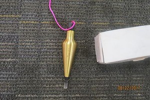 CST CST-8 8 OZ BRASS PLUMB BOB 11-498