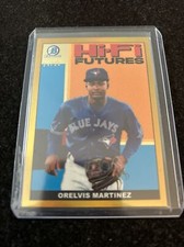 2022 BOWMAN CHROME HI-FI FUTURES GOLD REFRACTOR /50 ORELVIS MARTINEZ ROOKIE RC