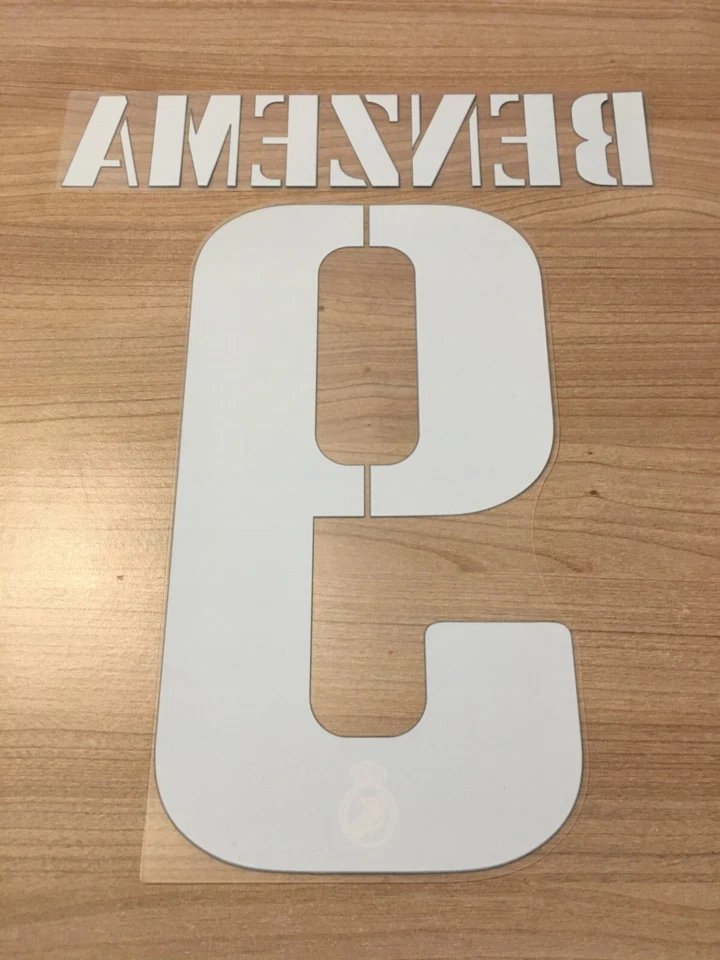 Flocage officiel ADULTE BENZEMA N°9 2022-2023 HOME AWAY REAL MADRID vendeur pro - Photo 2/3